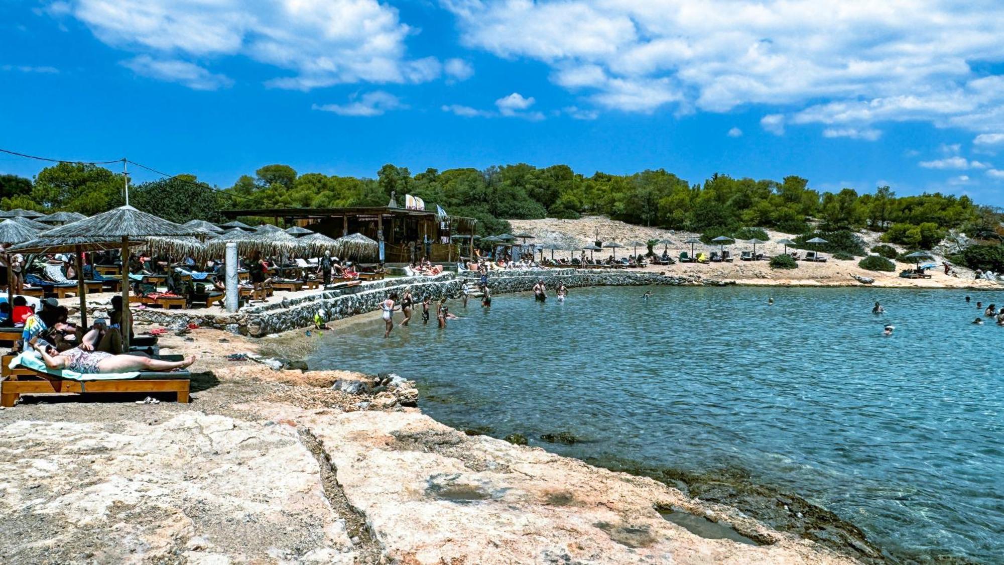 Appartement Vue Sur Mer Soul Family, Egine Aegina Exterior foto